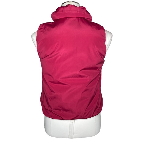 GAP Burgundy Puffer Zip Vest - Picture 3 of 14